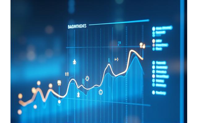 A sophisticated, clean dashboard interface displaying ESG metrics and financial performance graphs for pigment investments, showcasing alignment of values and returns.