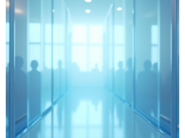 Abstract shimmering blue barrier, symbolizing service limitations and protective legal disclaimers.